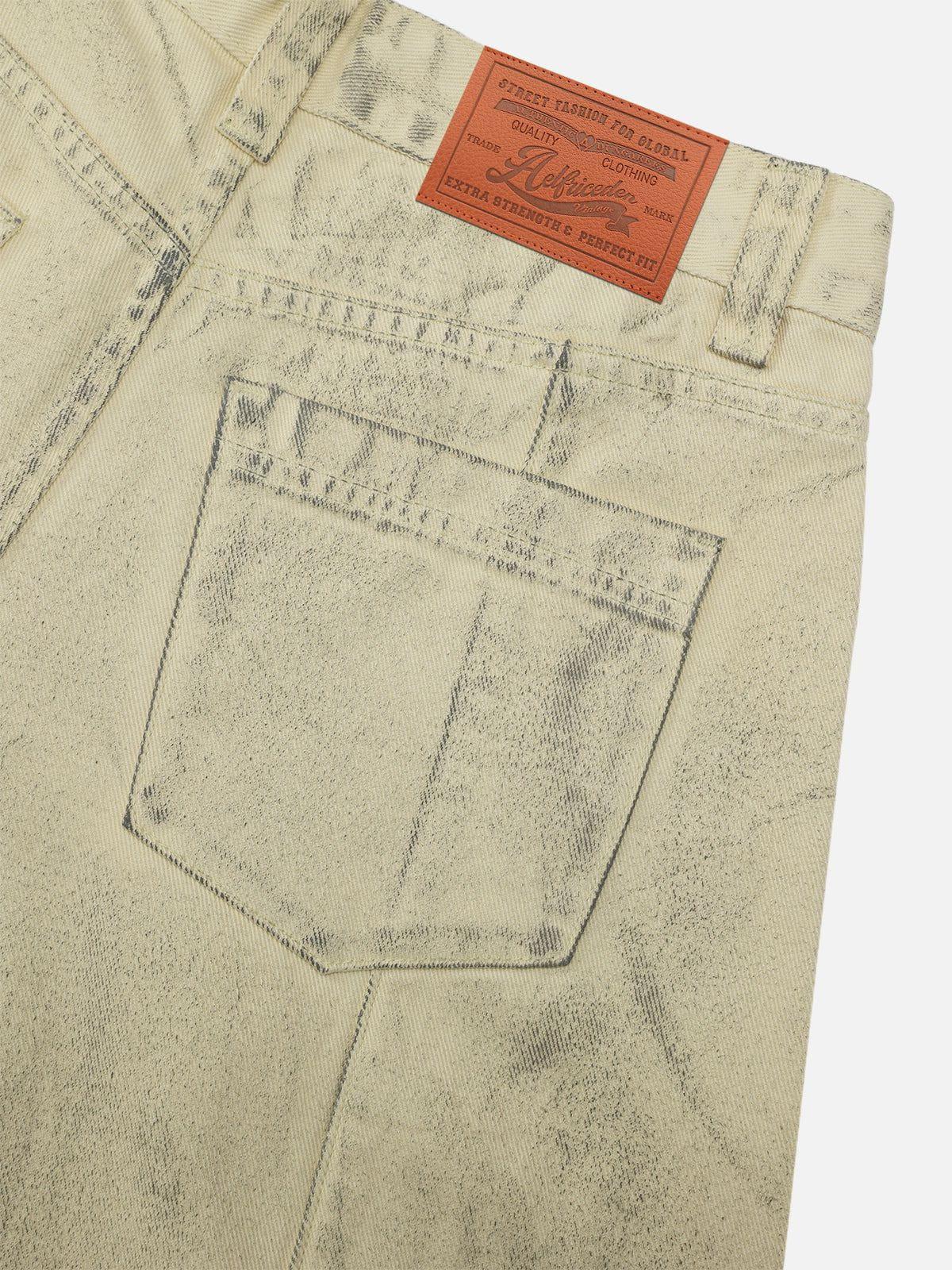 Aelfric Eden Reverse Super Baggy Barrel Jeans Product Image