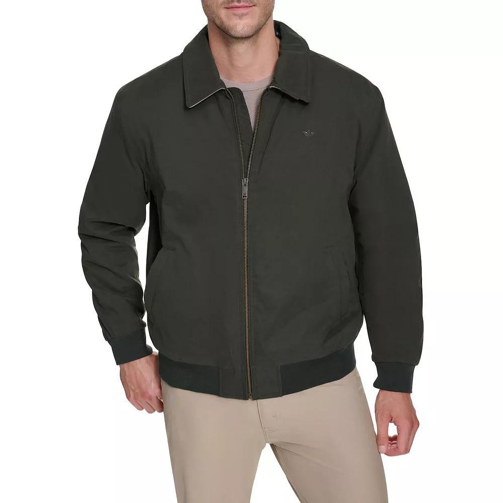 Big & Tall Dockers® Microtwill Bomber Jacket, Men's, Size: XL Tall, Green Product Image