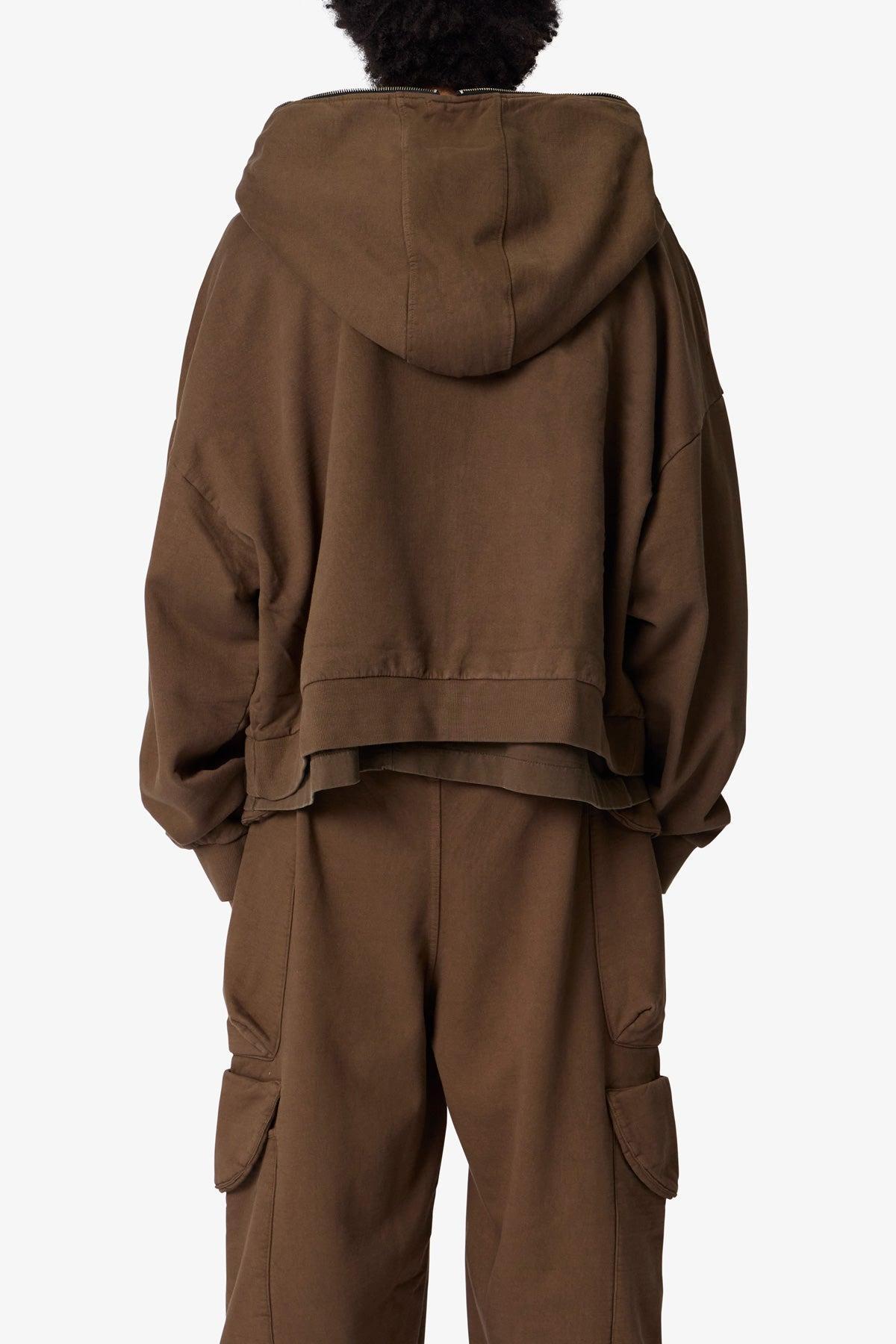 Full Zip Hoodie - Olive Product Image