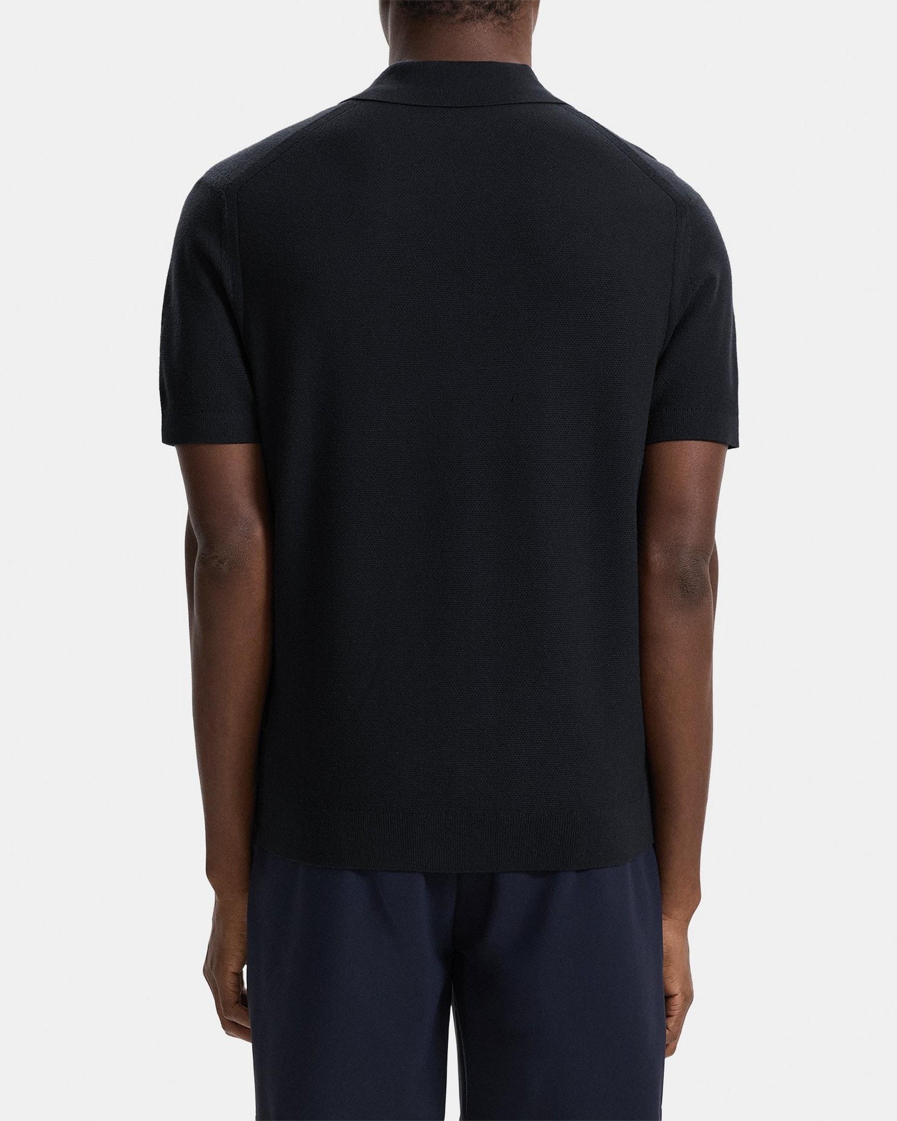 Polo Shirt in Stretch Viscose Piqué Product Image