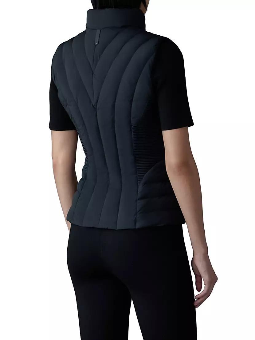 Aurelia Padded Down Zip-Up Vest Product Image
