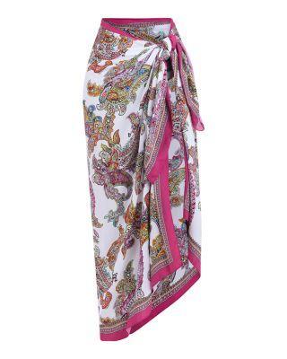 Maribel Bright Paisley Pareo Cover-Up Product Image