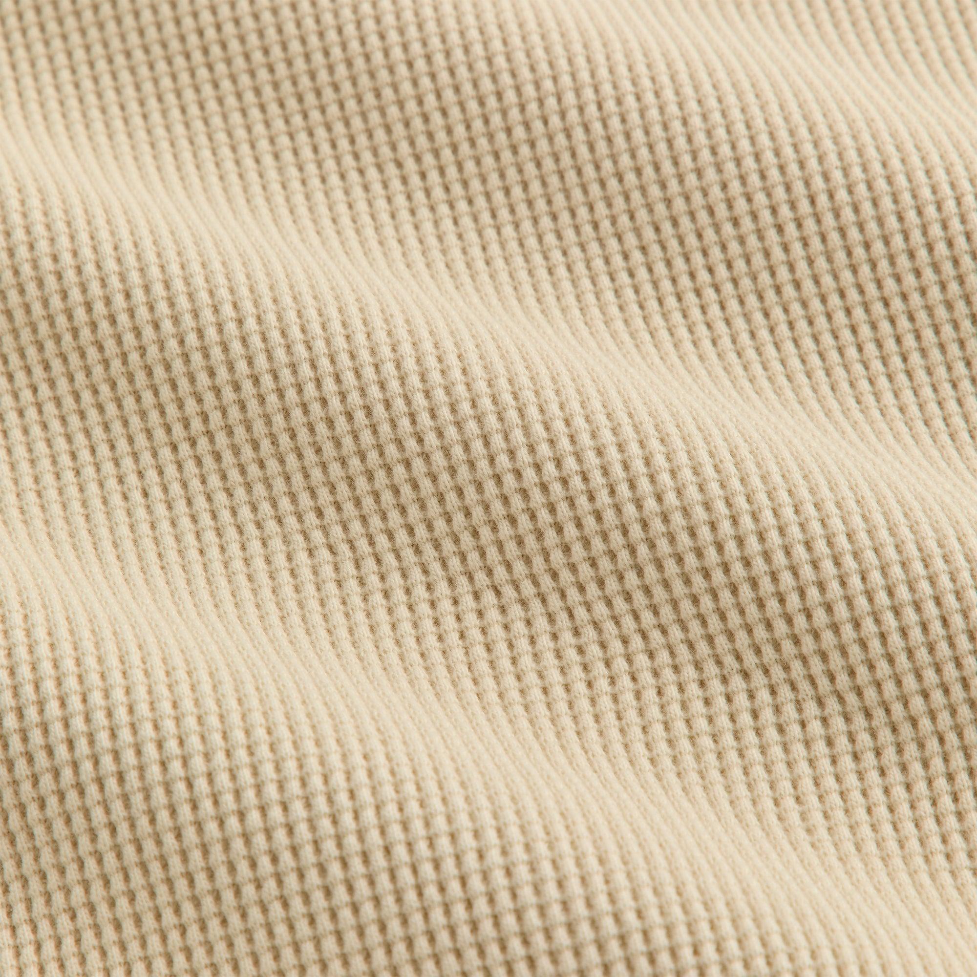 Kith Micro Waffle Colby Pullover - Sandrift Male Product Image