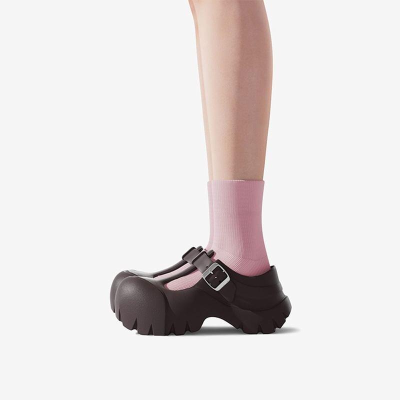 Plain Platform Mary Jane Clog Product Image