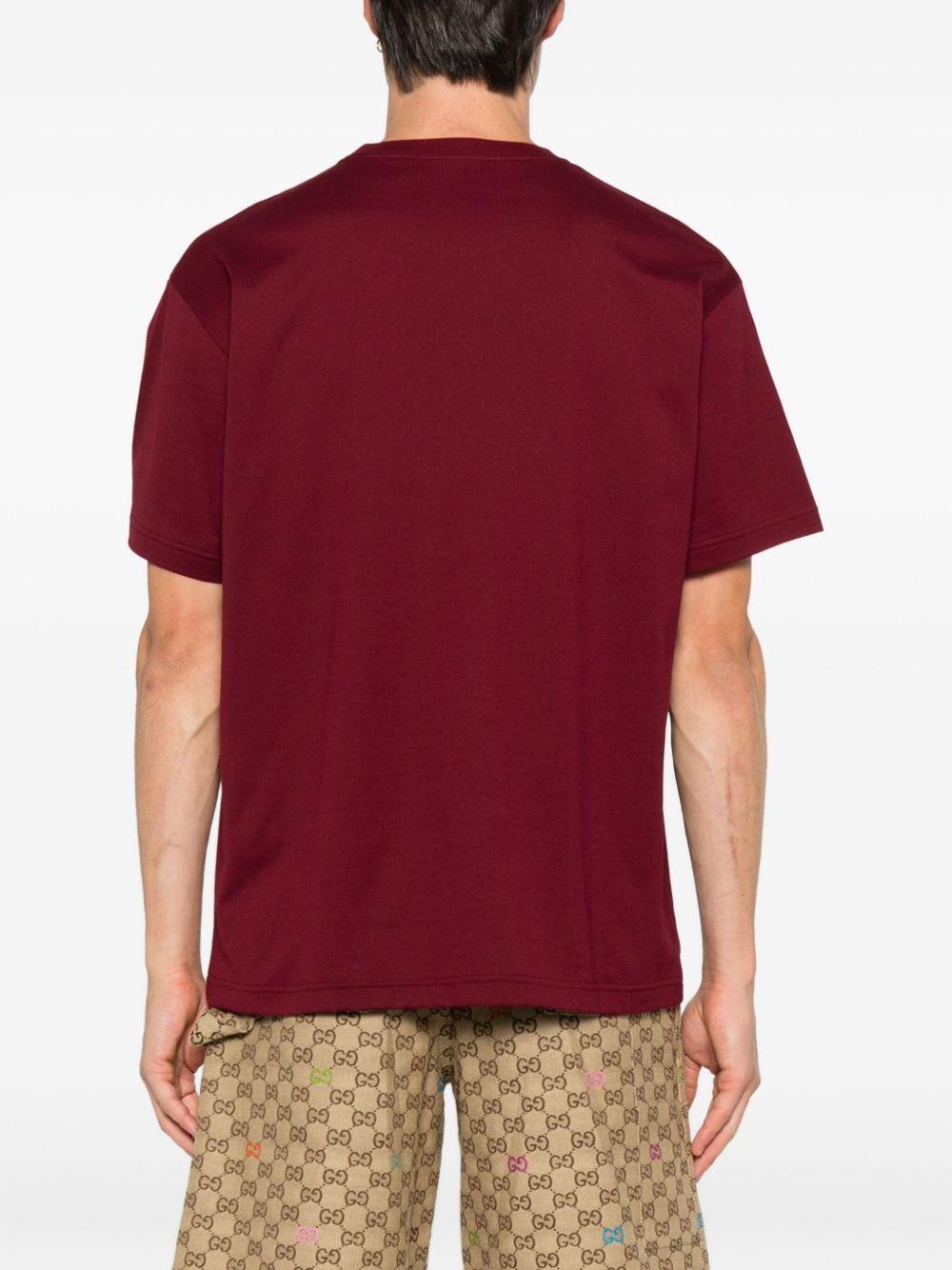 logo-stripe cotton t-shirt Product Image