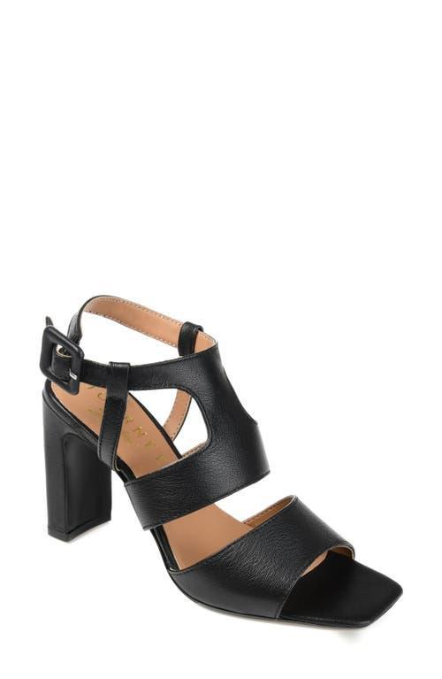 Journee Signature Beckie Women's Leather Dress Sandals, Size: 9, Beige Product Image
