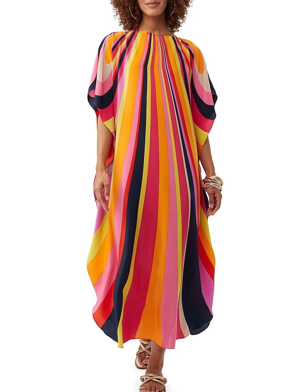 Trina Turk Jalani Maxi Caftan Dress Women's Dress Product Image