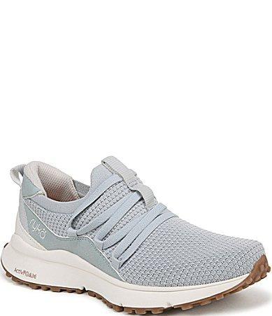 Ryka Womens Jump Start Lace Stretch Knit Slip On Sneakers Product Image