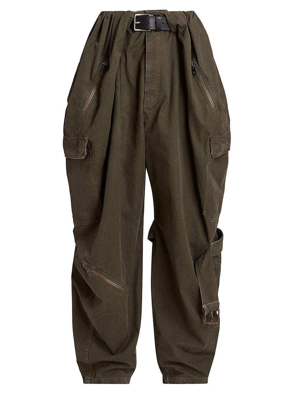 Womens Balloon Cargo Trousers Product Image