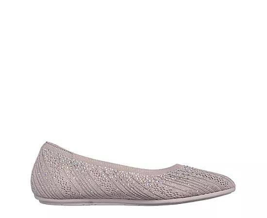 Skechers Cleo® 2.0 Glitzy Daze Women's Flats, Size: 9.5, Black Product Image