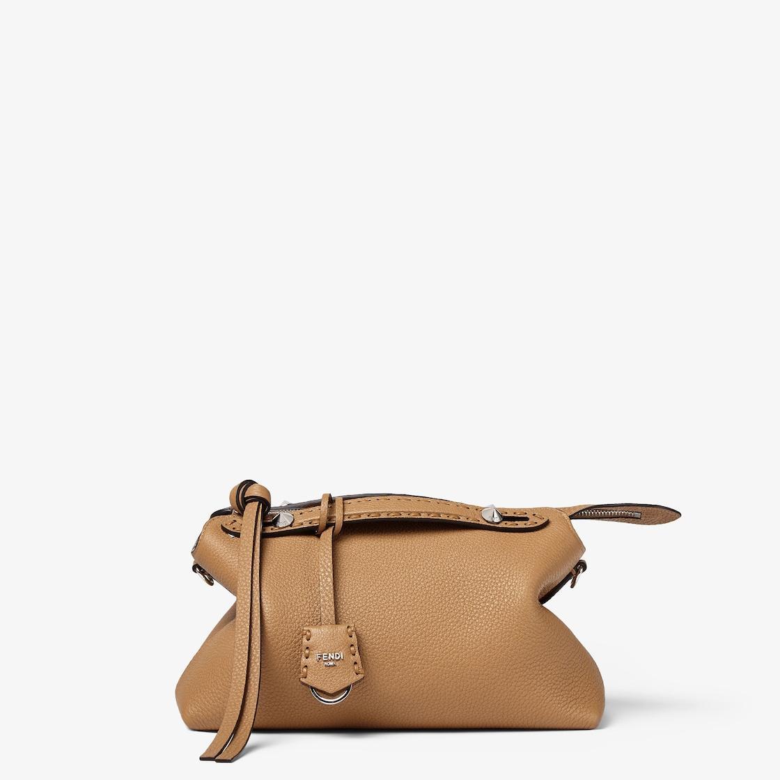 By The Way Selleria MediumCappuccino-colored Selleria bag with 192 hand-sewn stitches Product Image