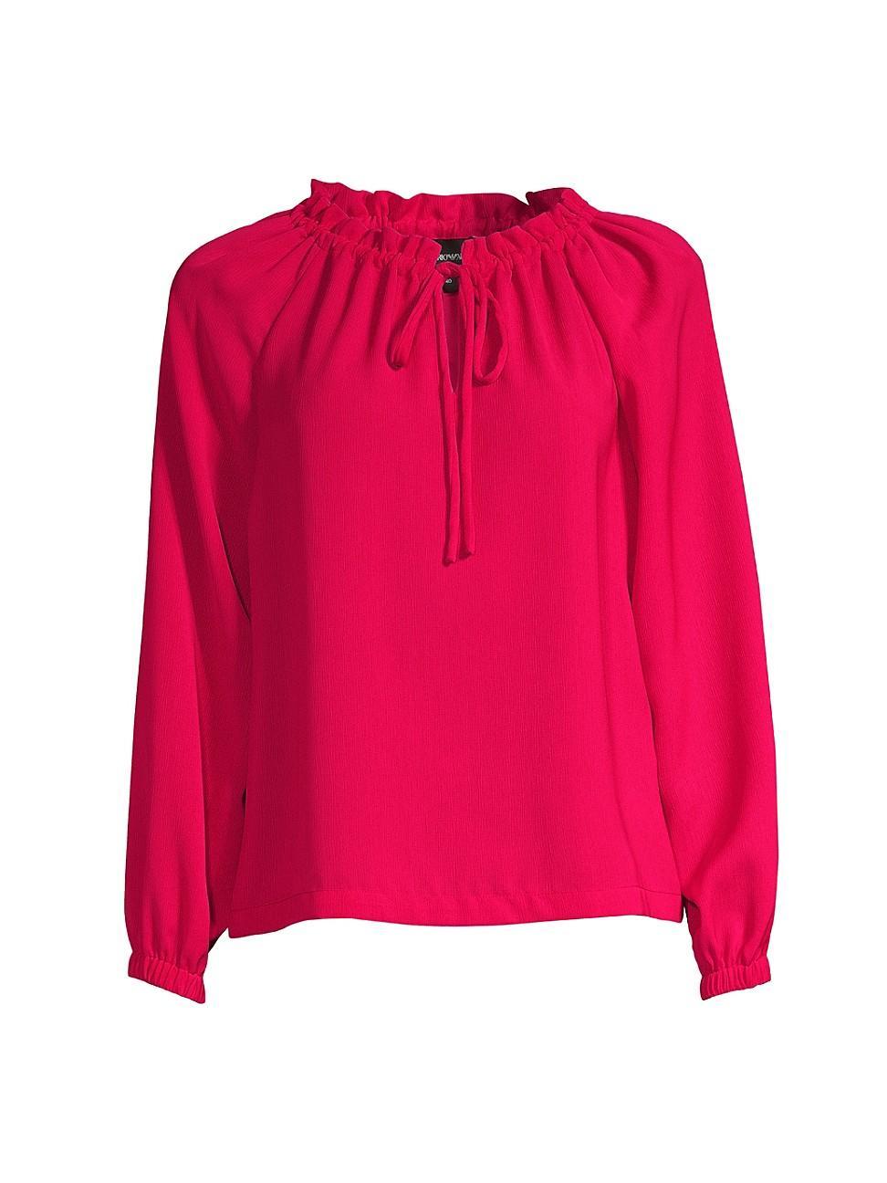 Emporio Armani Tie Neck Blouse Product Image
