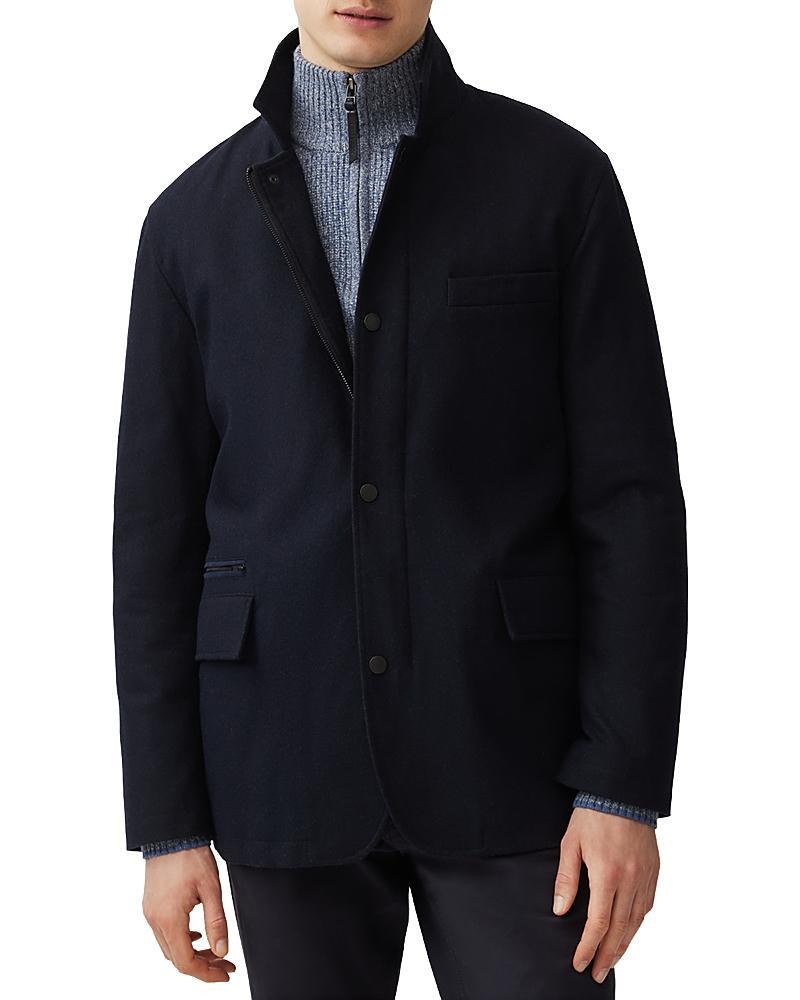 Mens Longbush Padded Wool-Blend Jacket Product Image