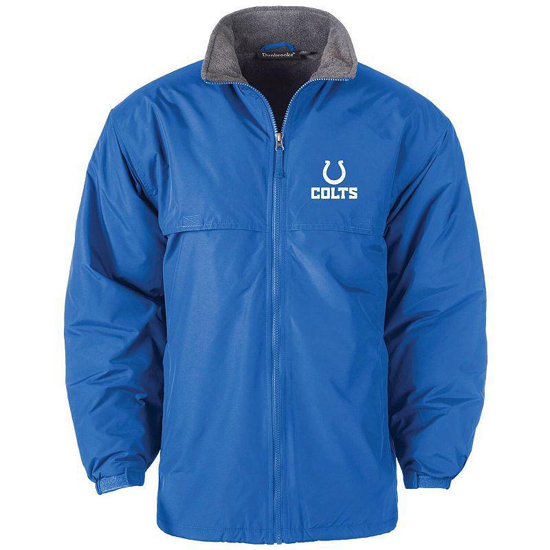 Men's Dunbrooke Royal Indianapolis Colts Triumph Fleece Full-Zip Jacket, Size: Medium, Blue Product Image