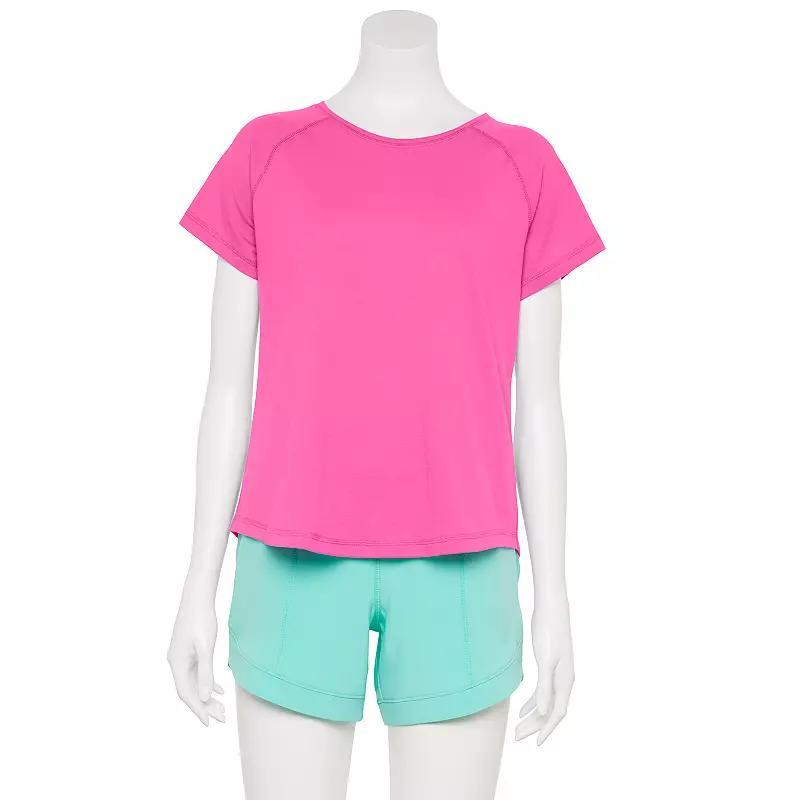 Women's Tek Gear® Adaptive Core Raglan Tee, Size: XS, Maiti Pink Product Image