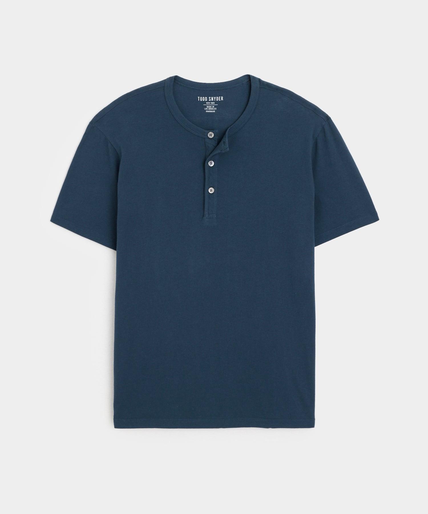 Made in L.A. Premium Jersey Henley Product Image