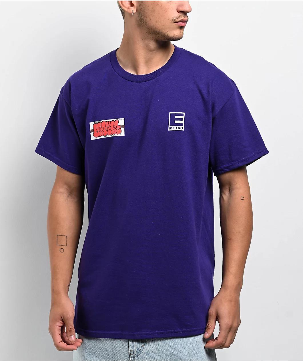 Empyre Metro Zoomin Purple T-Shirt Product Image