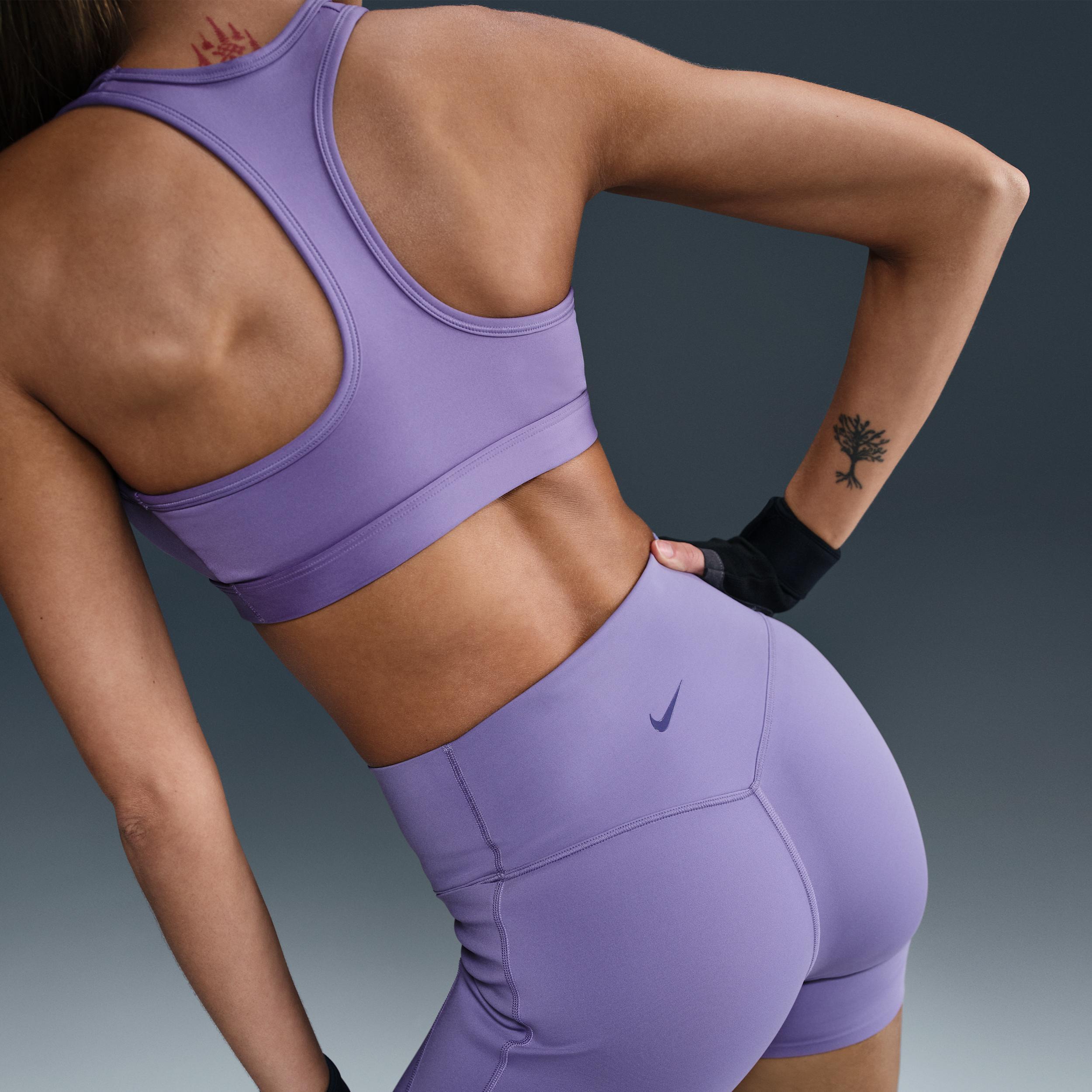 Nike Women's Universa Medium-Support High-Waisted 5" Biker Shorts with Pockets Product Image
