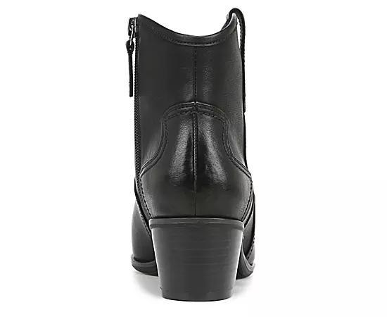 Dr. Scholl's Lasso Women's Western Ankle Boots, Size: 6, Black Off White Product Image
