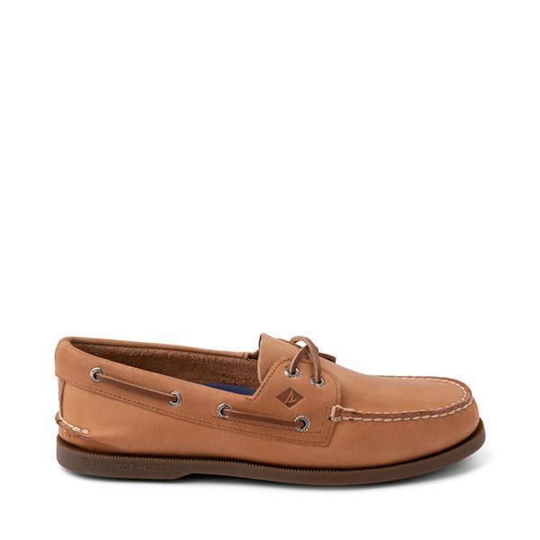 Mens Sperry Top-Sider Authentic Original™ 2-Eye Boat Shoe - Dark Product Image