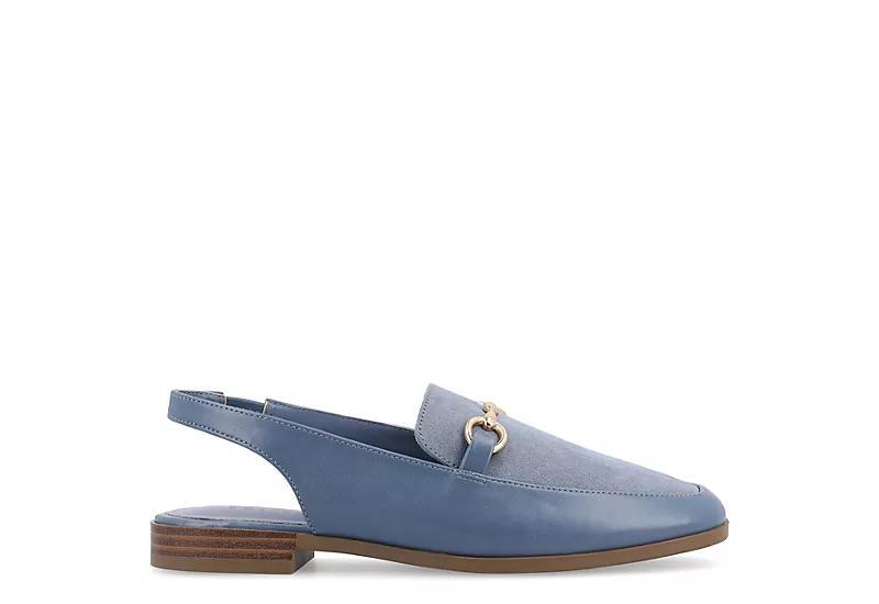 Journee Lainey Women's Tru Comfort Foam™ Flats, Size: 10, Blue Product Image