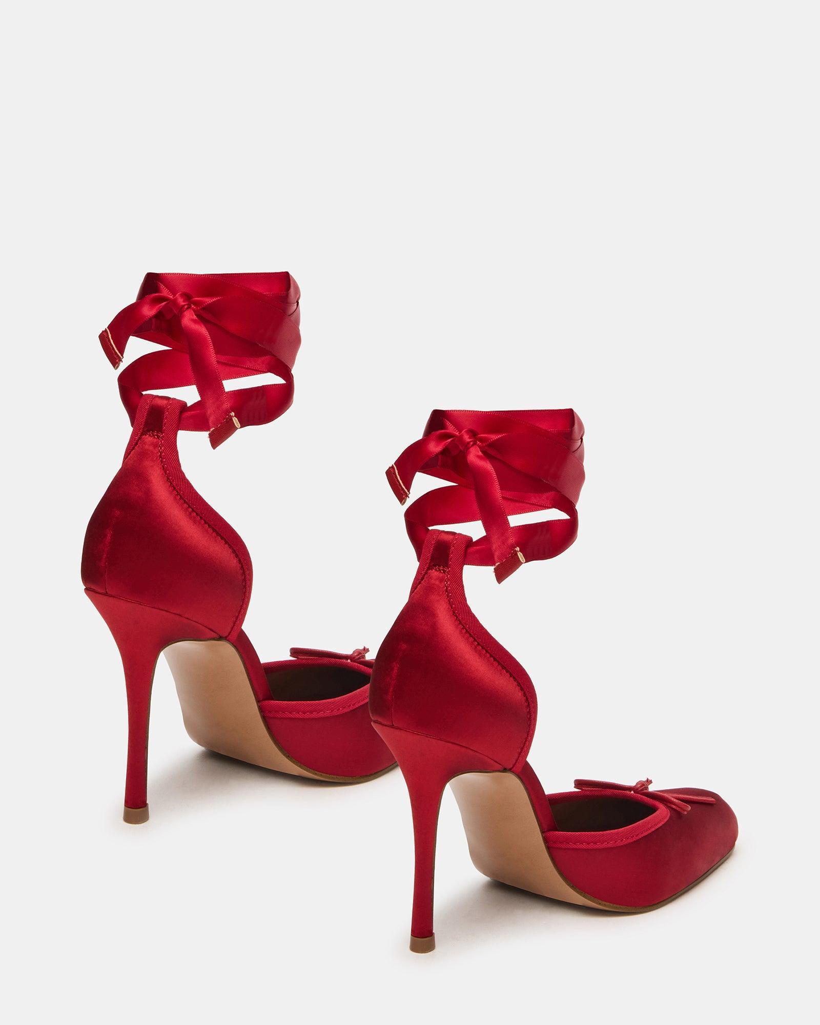 LARINA RED SATIN Female Product Image