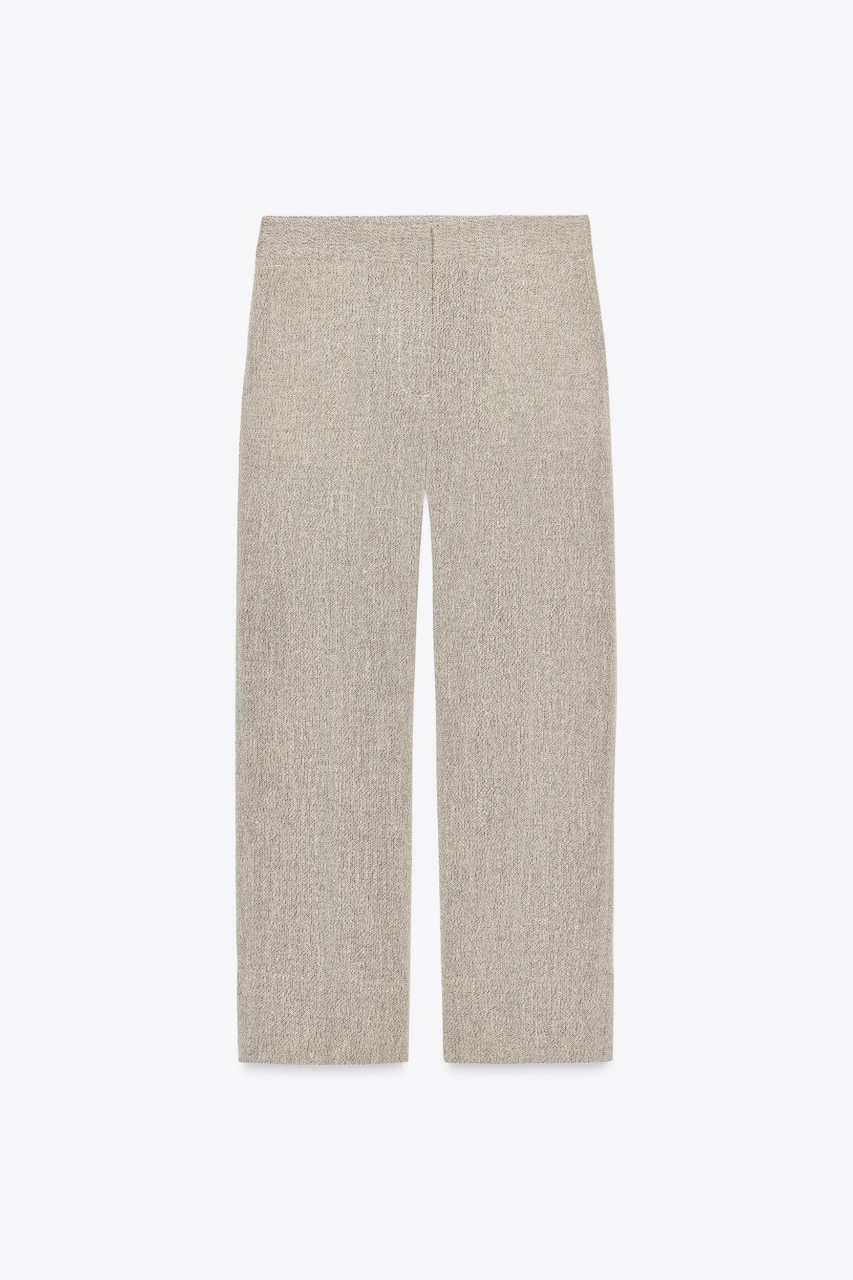 TURNED UP CUFF STRAIGHT LEG PANTS Product Image