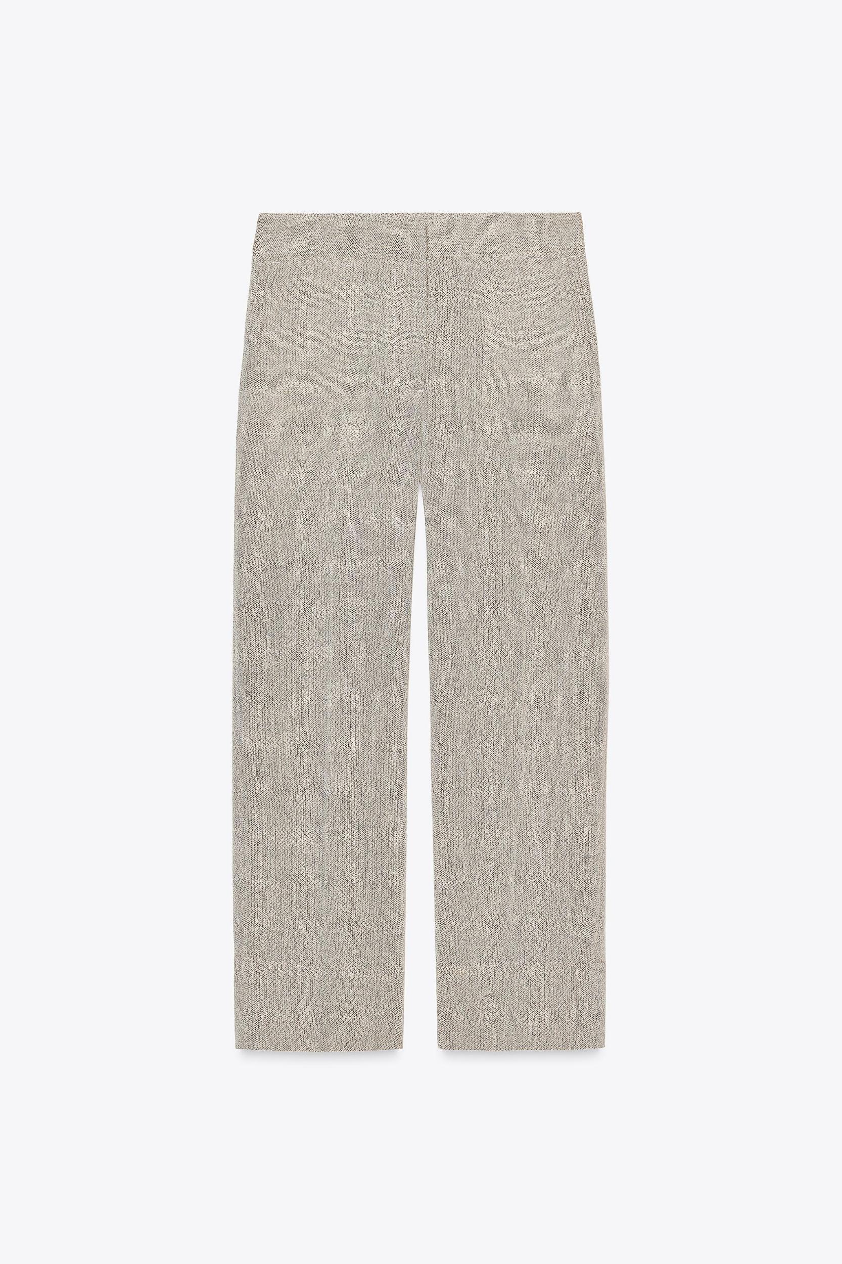 TURNED UP CUFF STRAIGHT LEG PANTS Product Image