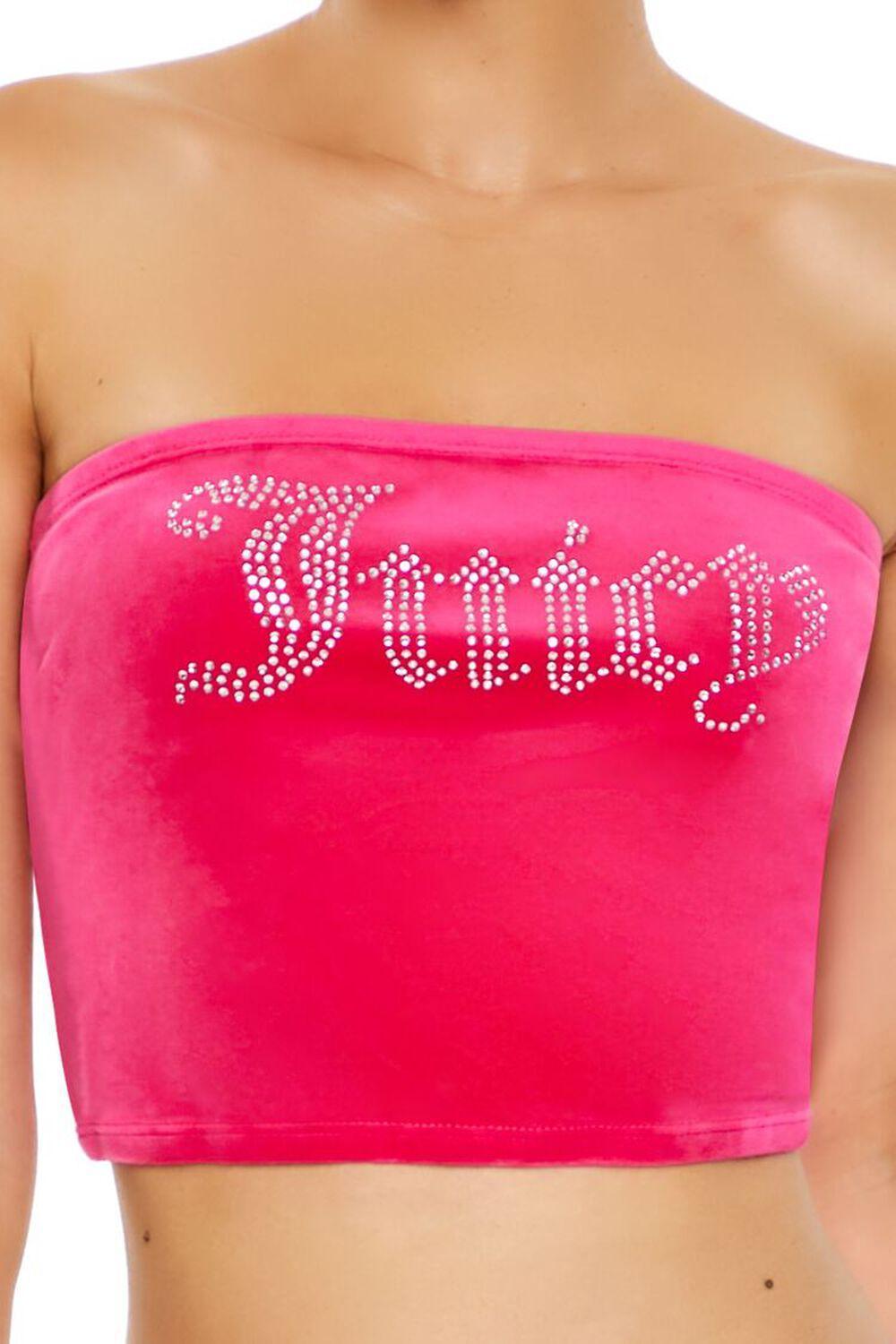 Juicy Couture Rhinestone Tube Top | Forever 21 Product Image
