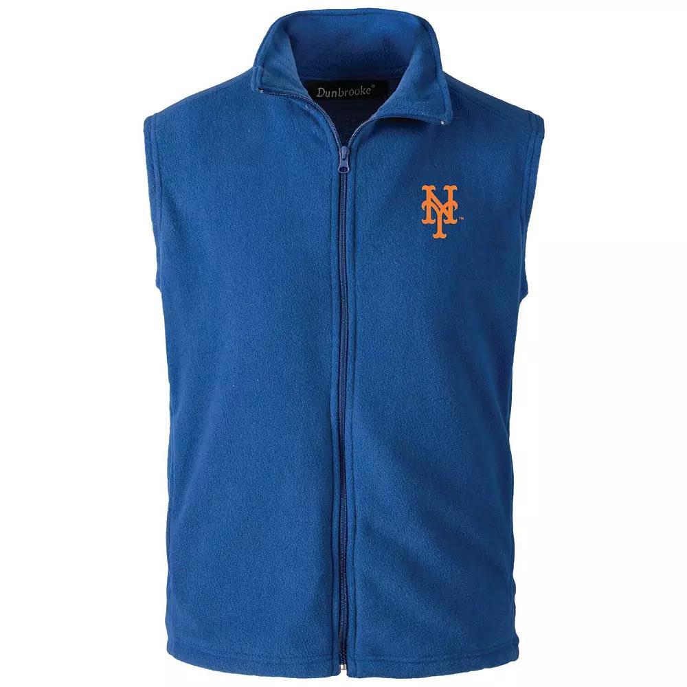 Men's Dunbrooke  Royal New York Mets Full-Zip Vest, Size: 3XL, Blue Product Image