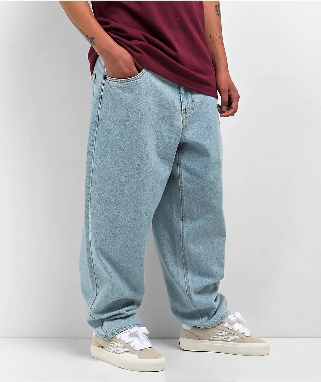 Empyre Ultra Loose Fit Colby Light Wash Skate Jeans Product Image