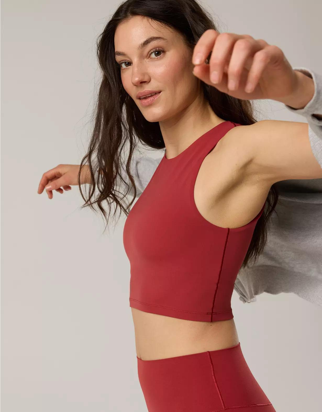OFFLINE By Aerie Real Me XTRA High Neck Sports Bra Product Image