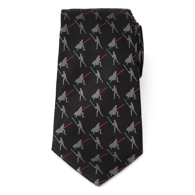 Men's Star Wars Tie, Lightsaber Black Product Image