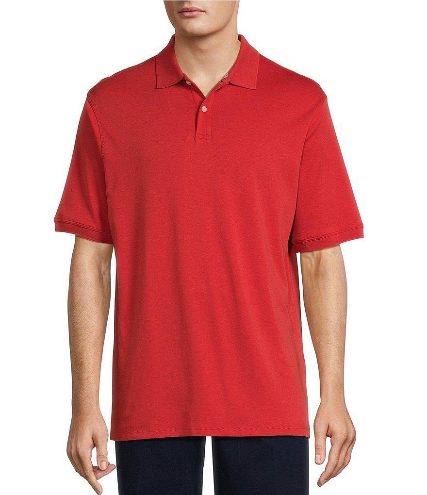 Roundtree & Yorke Supima Short Sleeve Solid Polo Shirt Product Image