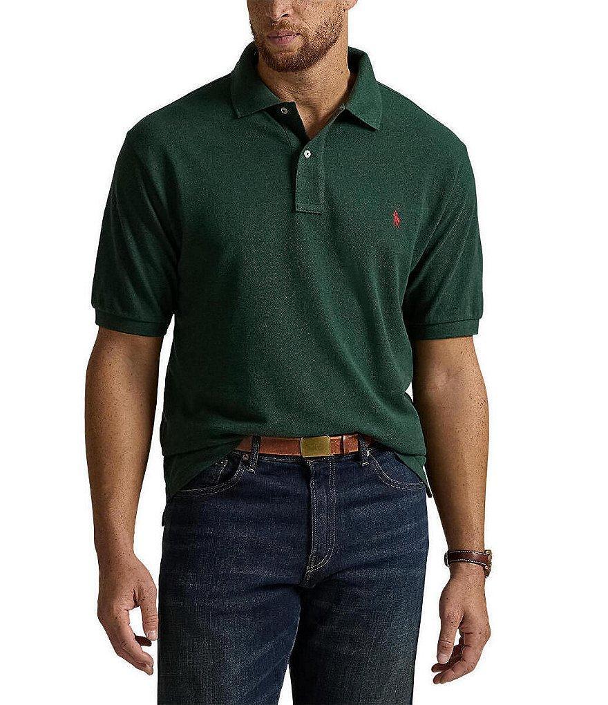 Polo Ralph Lauren Big & Tall Classic Fit Solid Cotton Mesh Polo Shirt Product Image