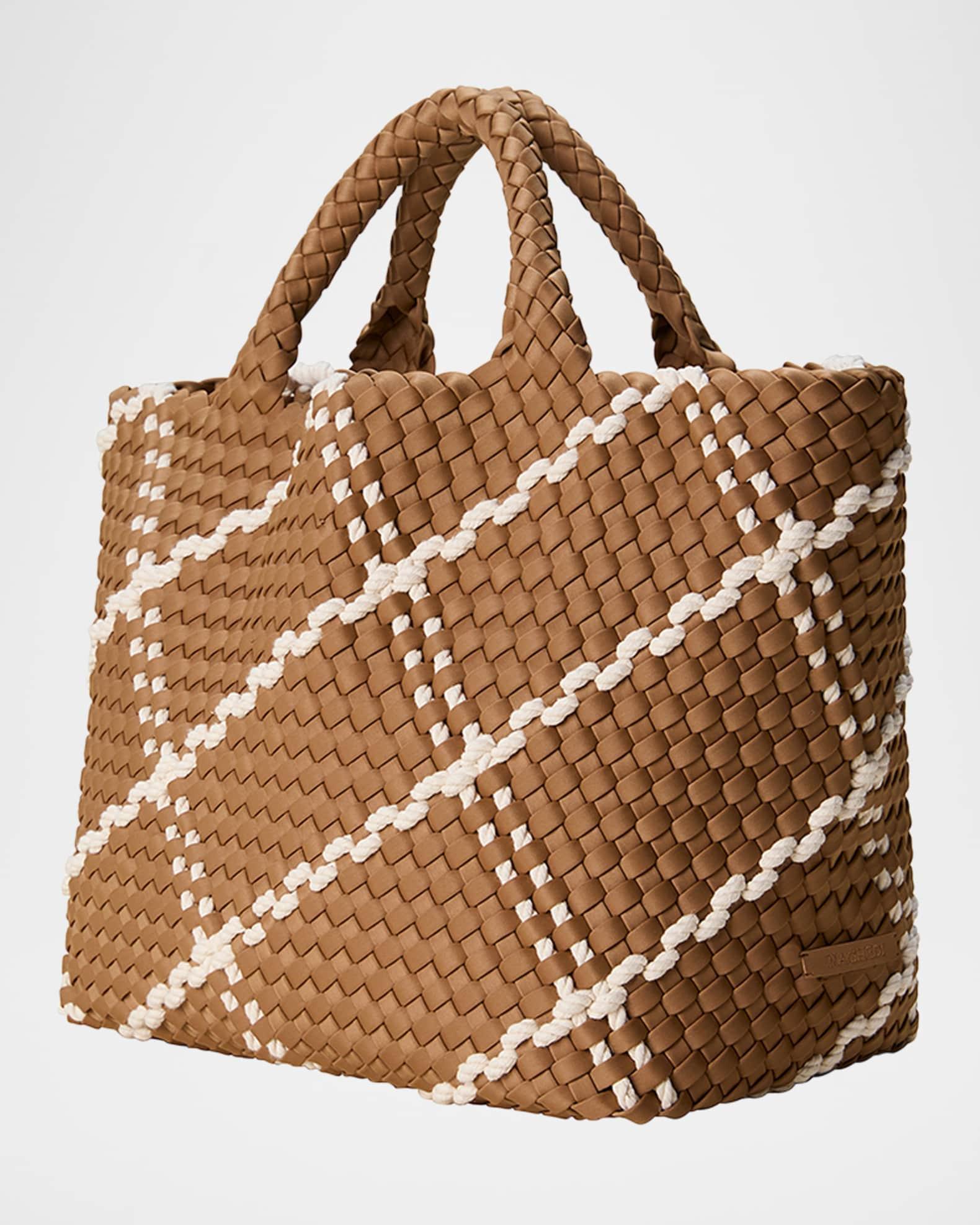 St. Barths Medium Striped Woven Tote Bag Product Image