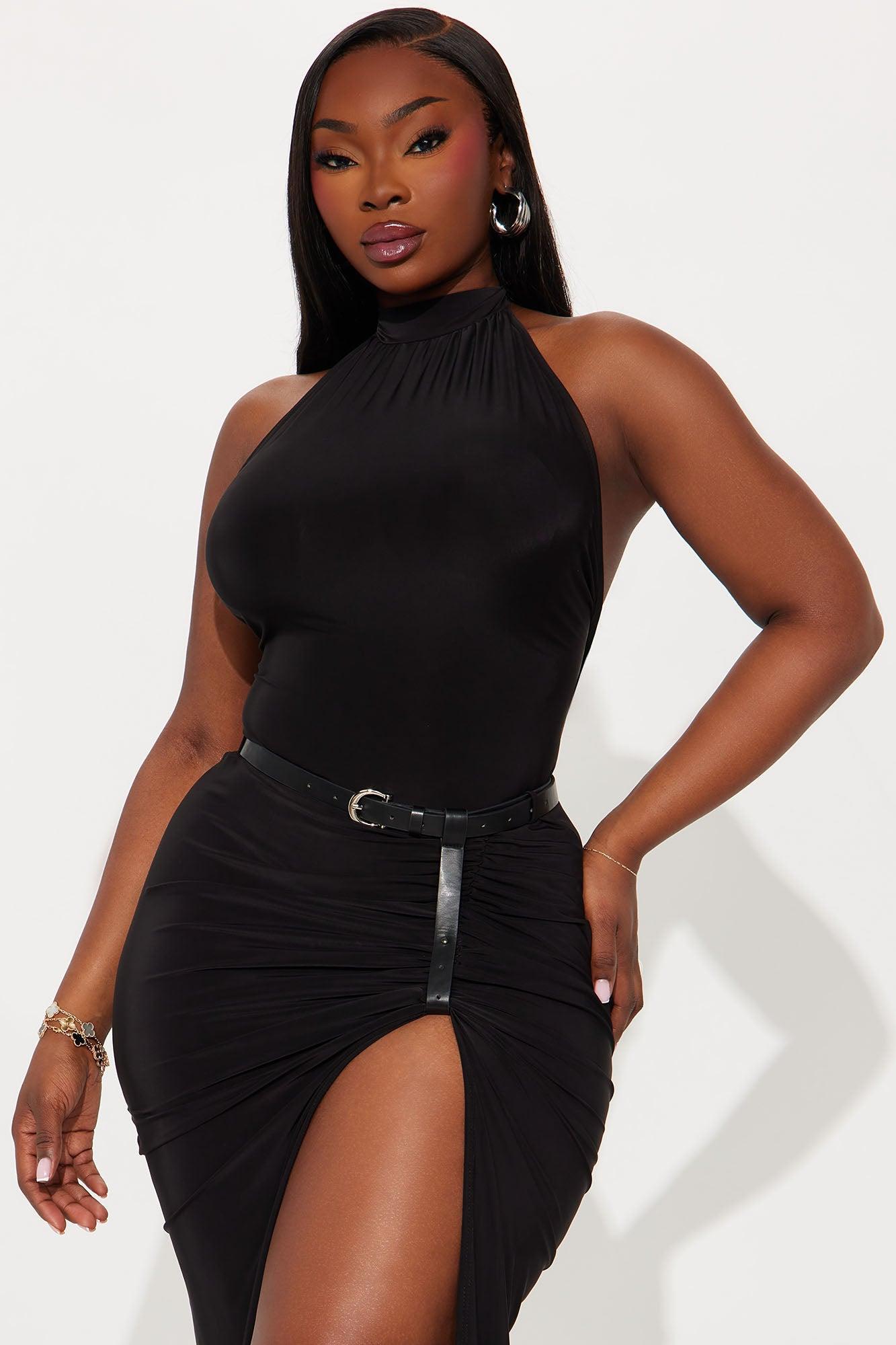 Call Me Never Maxi Dress - Black Product Image