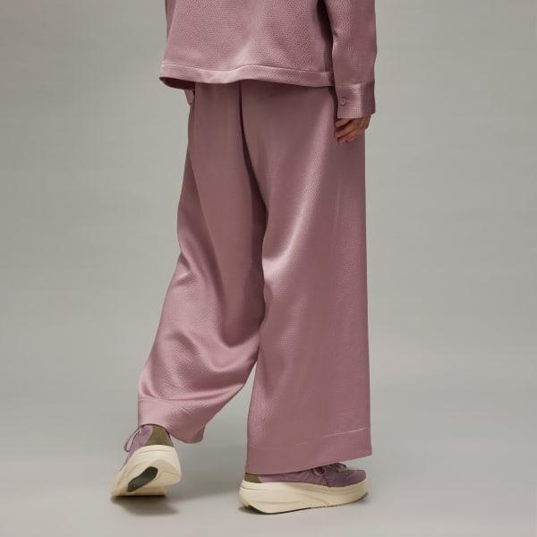 Y-3 Wide Leg Tech Seersucker Pants Product Image