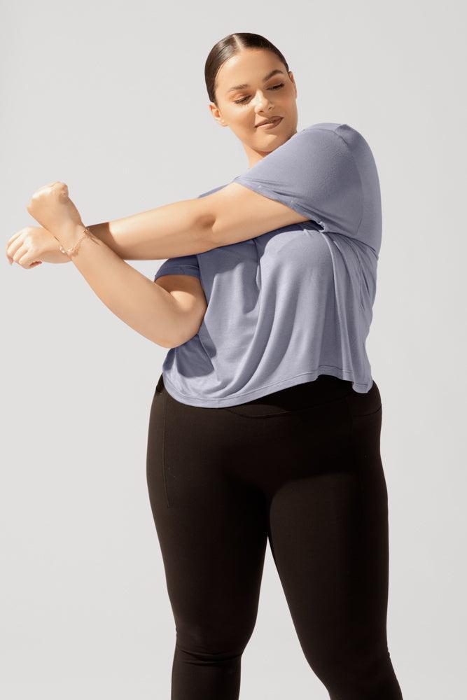 The Perfect Tee - Dusty Blue Product Image
