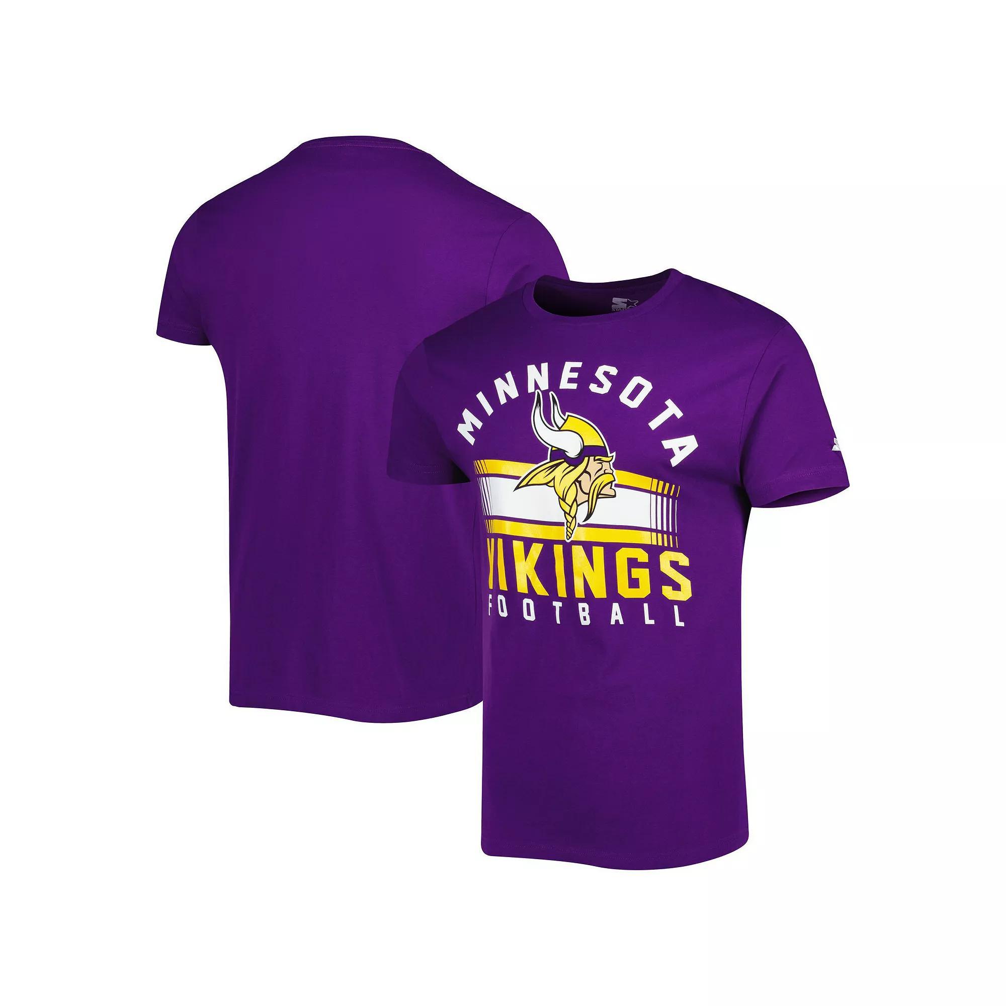 Men's Starter Purple Minnesota Vikings Prime Time T-Shirt, Size: Large Product Image