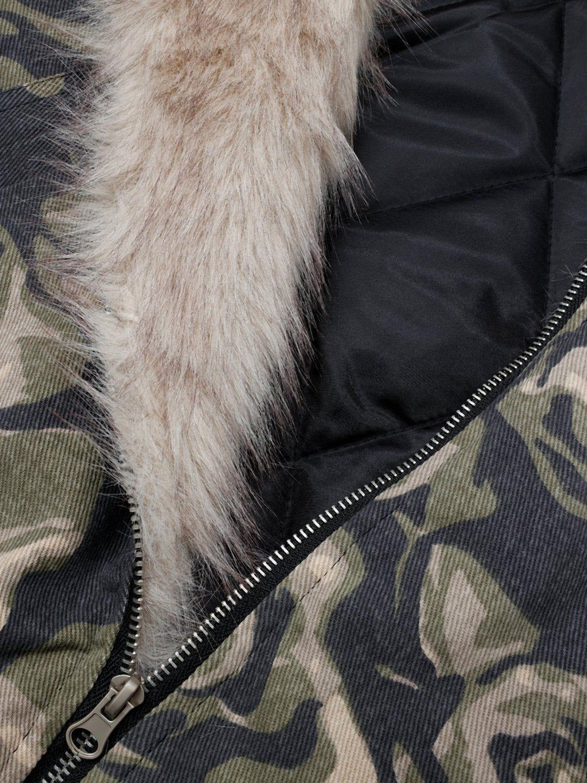 Aelfric Eden Camouflage Cropped Coat Product Image