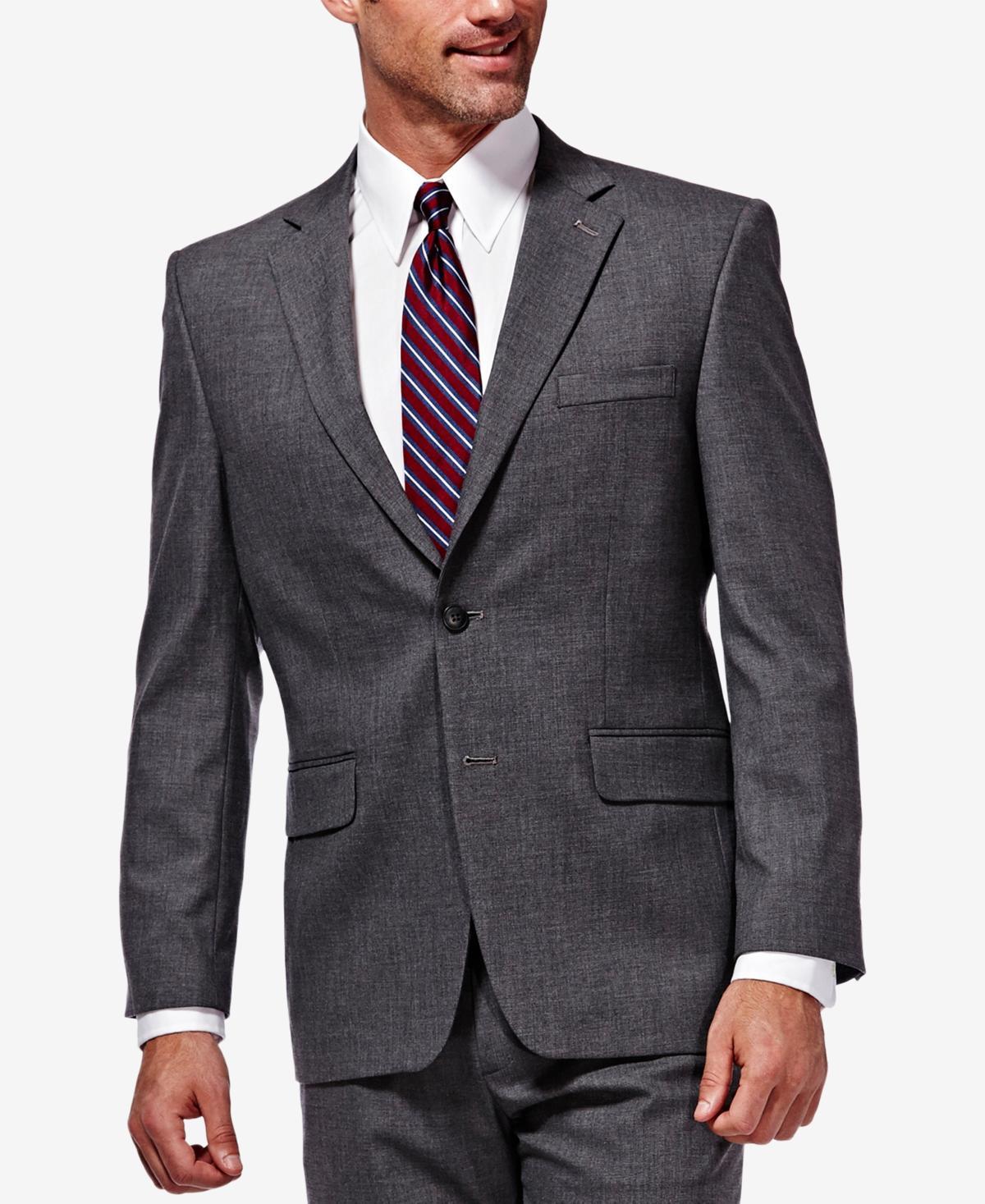 Mens J.M. Haggar Premium Classic-Fit Stretch Suit Jacket Product Image