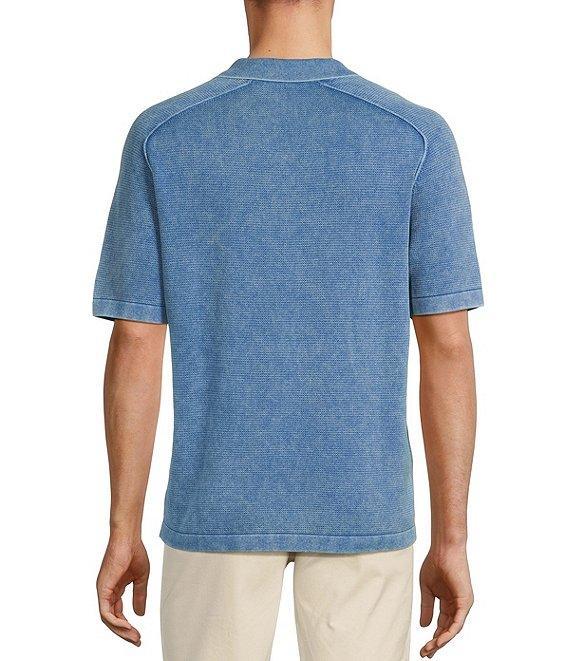 Tommy Bahama Saltwater V-Neck Short Sleeve Polo Shirt Product Image