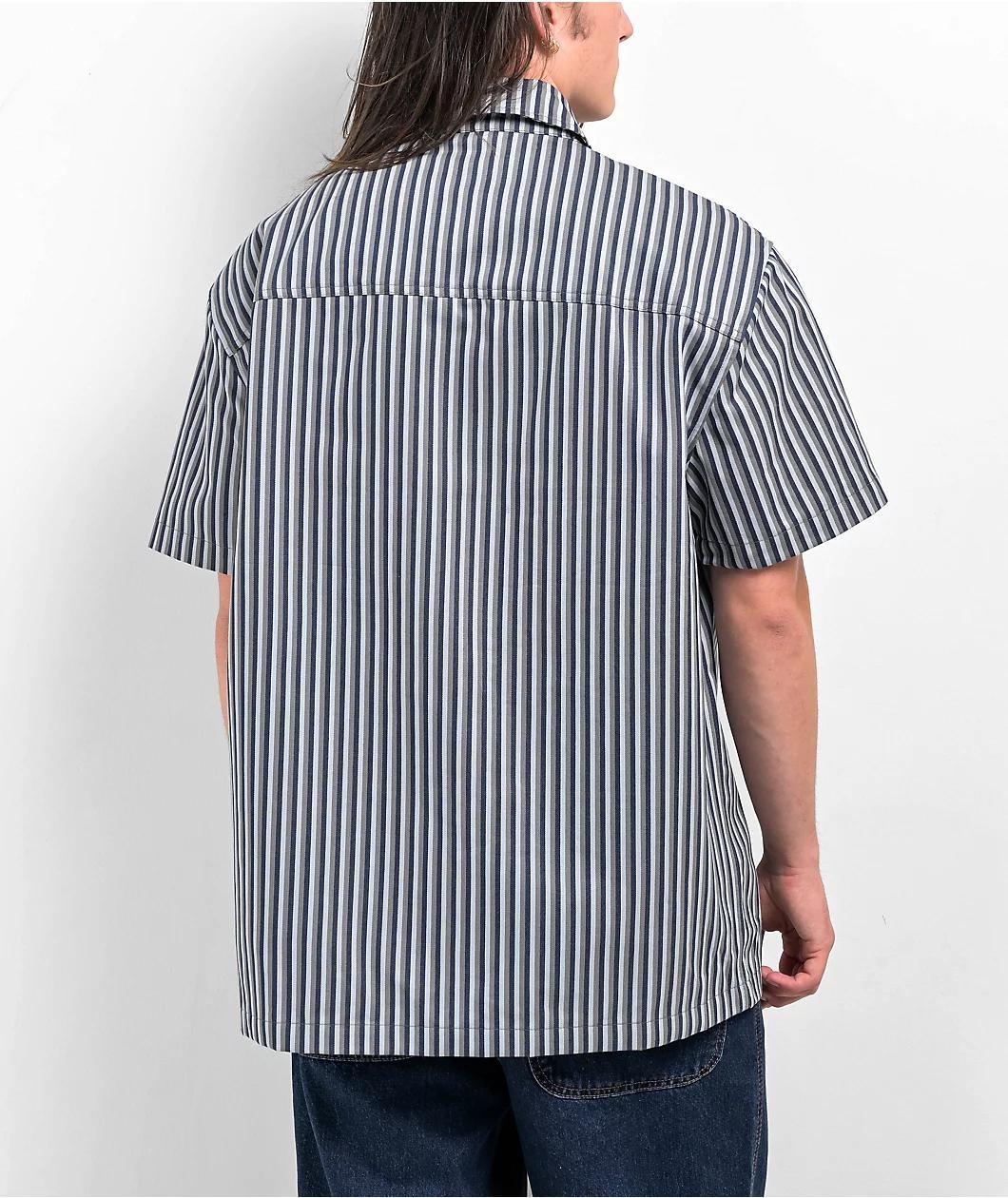 Empyre Glen Blue Stripe Work Shirt Product Image