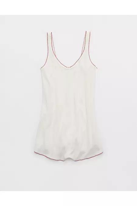 Aerie Off-Duty Pointelle Romper Women's Product Image