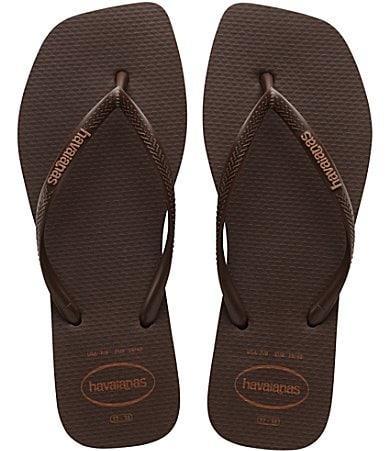 havianas Womens Slim Square Logo Flip-Flops Product Image