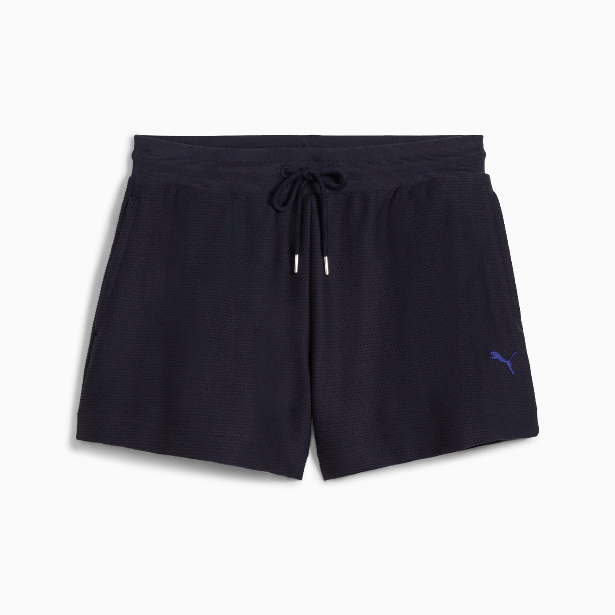 PUMA Premium Essentials A-Line Women's 4" Jacquard Shorts Product Image