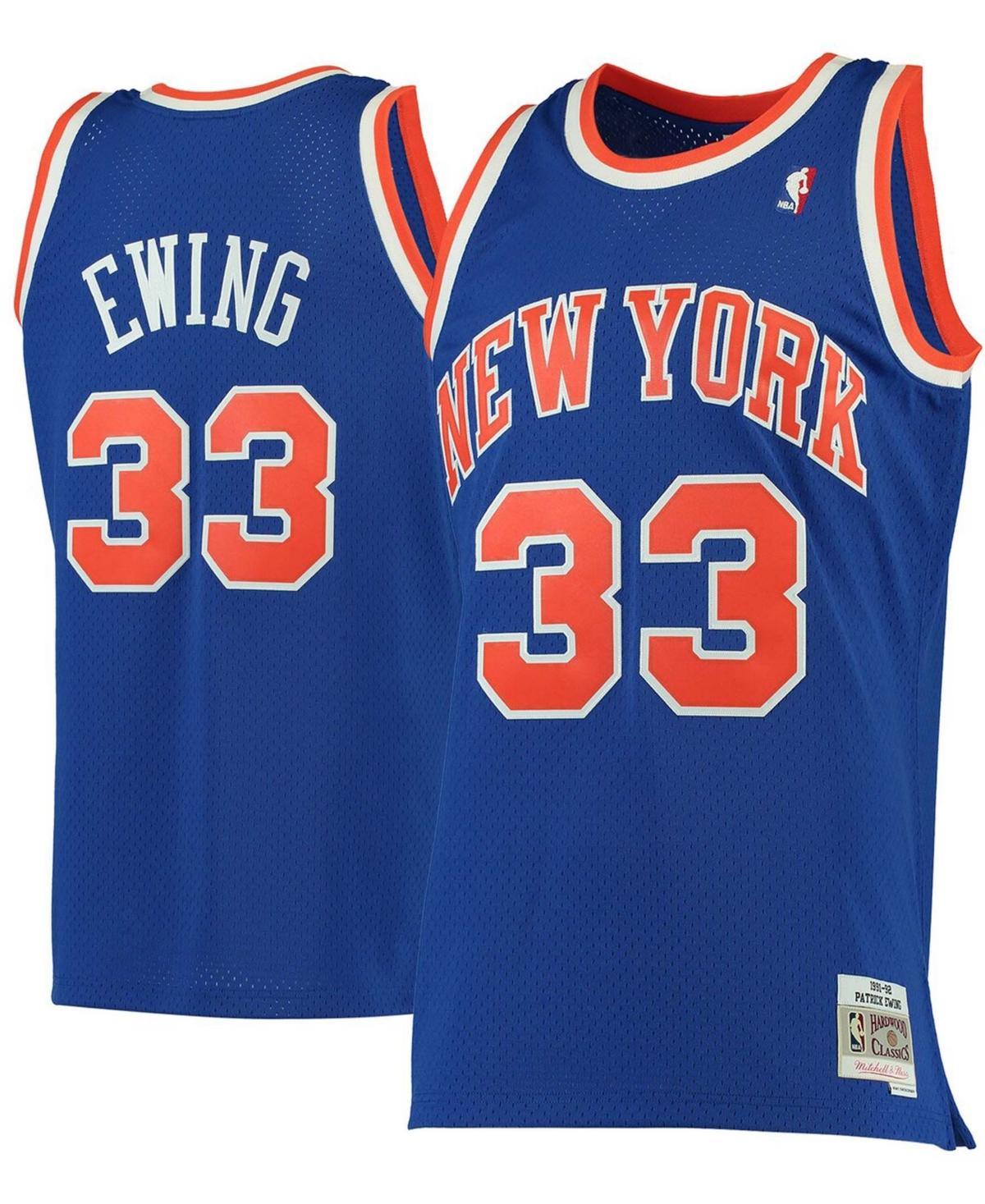 Mens Mitchell & Ness Patrick Ewing New York Knicks 1991-92 Hardwood Classics Swingman Jersey Product Image