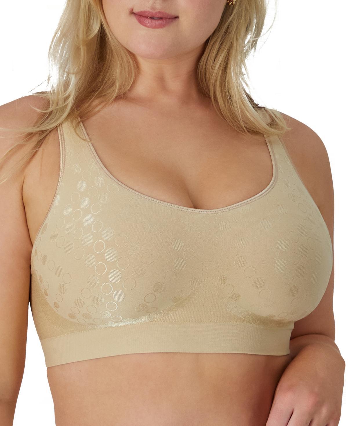 Bali Comfort Revolution Shaping Wireless Bra DF3488, Womens Blue Dot Product Image