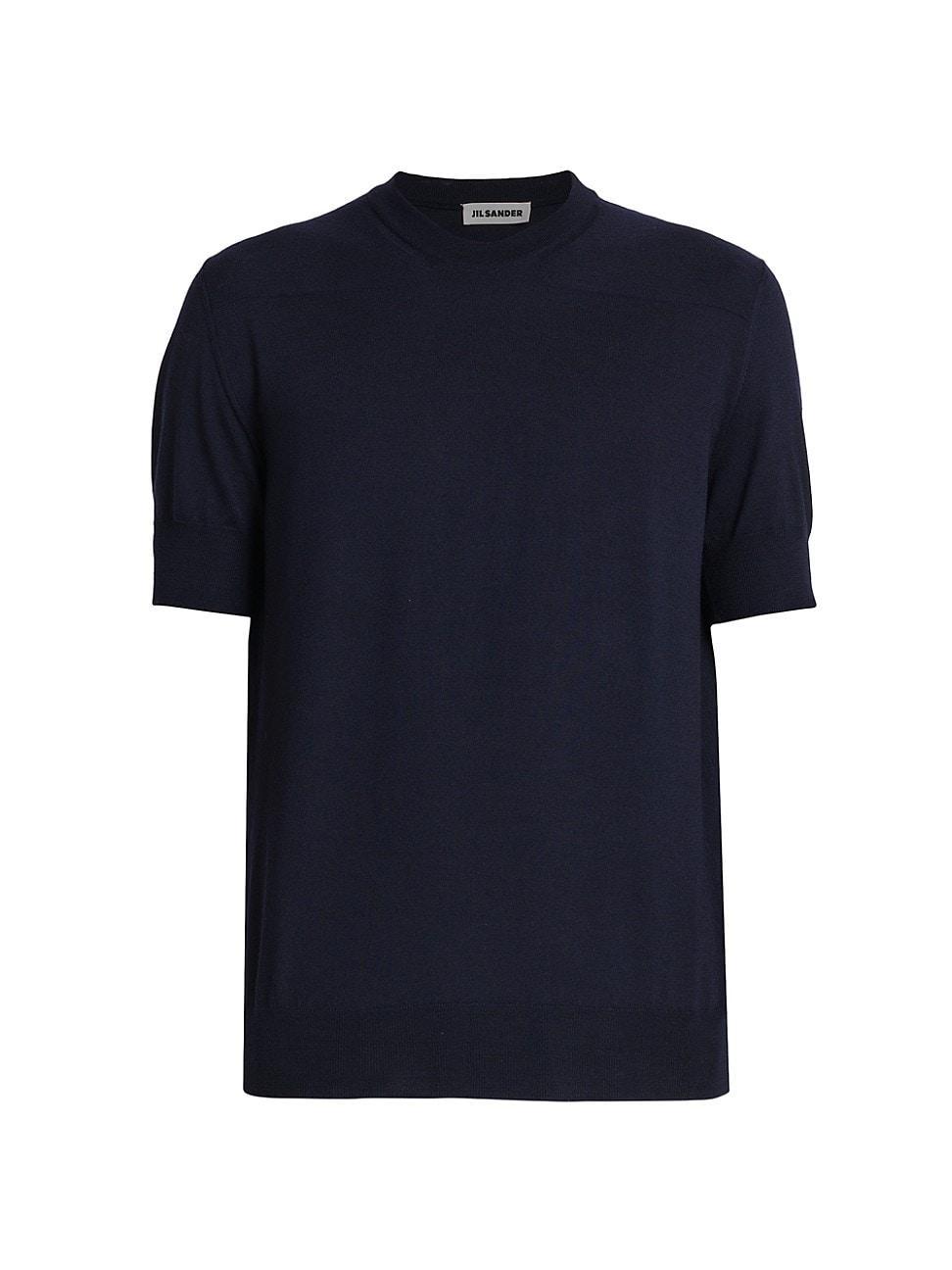 Mens Crewneck Virgin Wool Tee Product Image